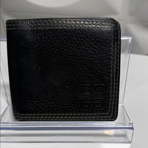 Givenchy Black Leather Men's Bifold Wallet